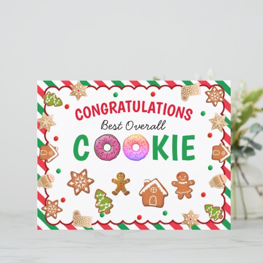 Stem Cookie Sign (Staand voorkant)