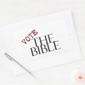 STEM de Bijbel Rechthoekige Sticker (Envelop)