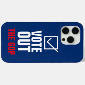 Stem de GOP Blauwe Vink uit Case-Mate iPhone Case (Achterkant (horizontaal))