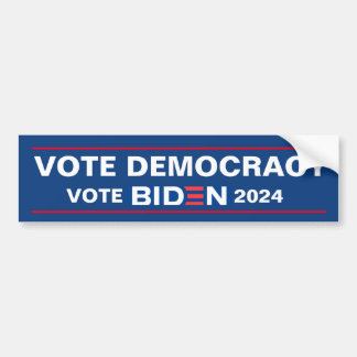 STEM DEMOCRATIE STEM BIDEN 2024 BUMPERSTICKER