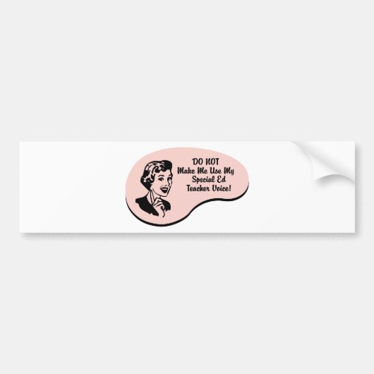 Stem Docent Stem Bumpersticker (Voorkant)