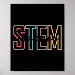 STEM Docent Wetenschapstechnologie Docent Terug na Poster