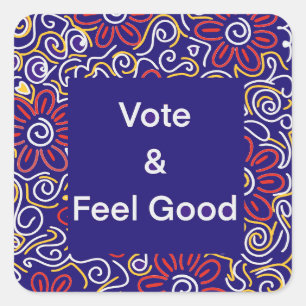Stem en voel je goed Sticker