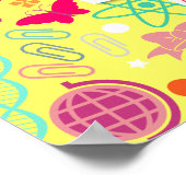 STEM Girls Rock Inspiration Yellow Poster (Hoek)