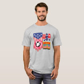 Stem goed, stem verstandig - USA Patriotic T-shirt (Voorkant volledig)