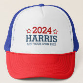 Stem Harris 2024 - voeg uw eigen gepersonaliseerde Trucker Pet (Voorkant)