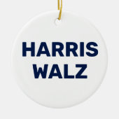 Stem Harris Walz 2024 Keramisch Ornament (Voorkant)