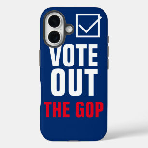 Stem het GOP Blue vinkje weg iPhone 16 Hoesje