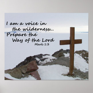 Stem in de wilde natuur poster