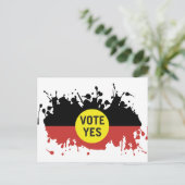 Stem Ja Inheemse Stem aan het Parlement Briefkaart (Staand voorkant)