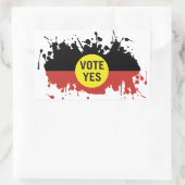 Stem Ja Inheemse Stem aan het Parlement Rechthoekige Sticker (Tas)