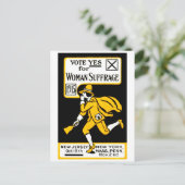 Stem ja! Woestijnbrand 1915 Briefkaart (Staand voorkant)