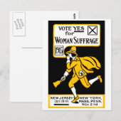 Stem ja! Woestijnbrand 1915 Briefkaart (Voorkant / Achterkant)