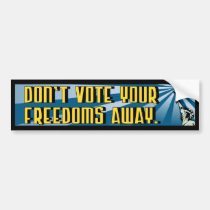 Stem je Bumpersticker niet uit de weg.