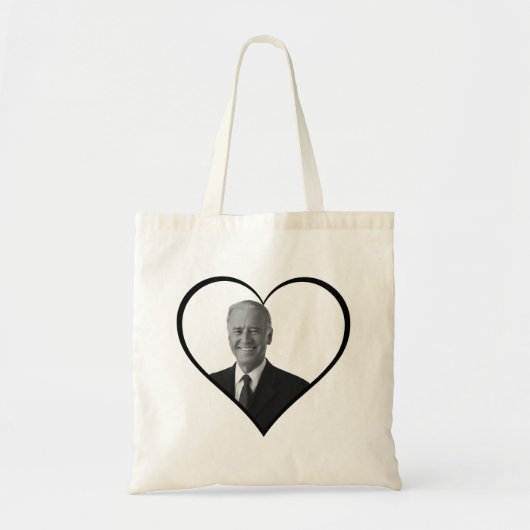 stem joe biden hart tote bag (Voorkant)