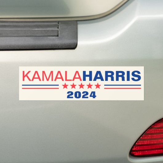 Stem Kamala Harris 2024 Campaign Bumpersticker (Op auto)