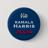 Stem Kamala HARRIS 2024 Campaign Button (Voorkant)