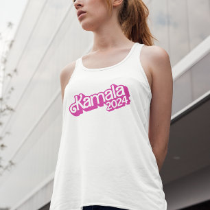 Stem Kamala Harris 2024 Hot Pink Logo Tanktop