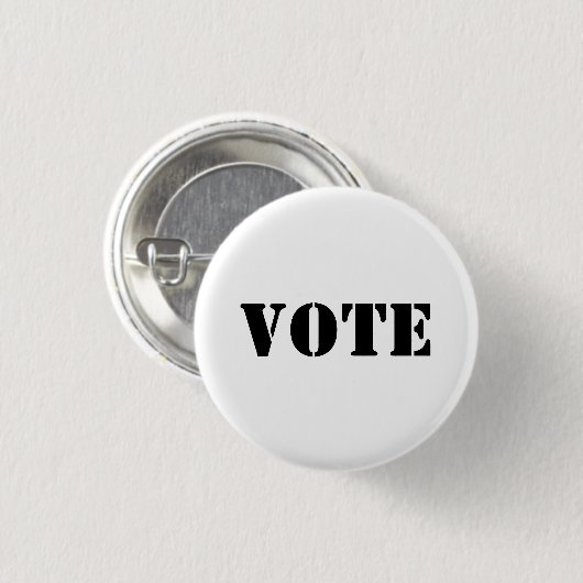 "stem" - KLANTTEKST EN KLEUR - Button (Voorkant /achterkant)