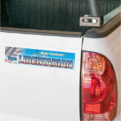 Stem Libertarisch Bumpersticker (Op Truck)