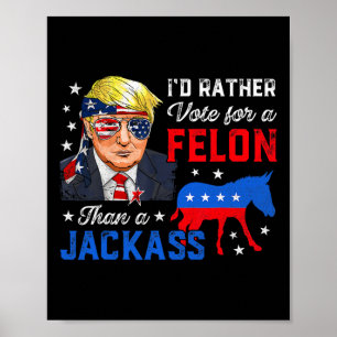 Stem liever op een misdadiger dan op een Jack Vote Poster