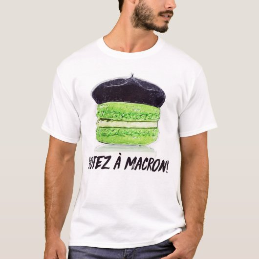 Stem Macron! T-shirt (Voorkant)