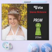 Stem me voor Prom Queen (Groen) Flyer (Enkel)