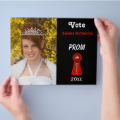 Stem me voor Prom Queen (Red) Flyer (Hand)