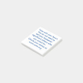 Stem met je hart post-it® notes (Schuin)