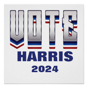 Stem moderne typografie - Verkiezingen Perfect Poster