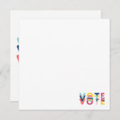 Stem Multicolour Gift Rainbow Moderne Note Kaarten (Voorkant / Achterkant)