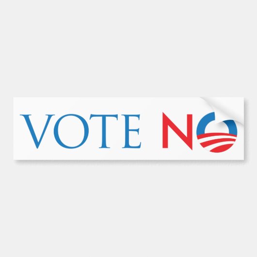 Stem Nee Bumpersticker (Voorkant)