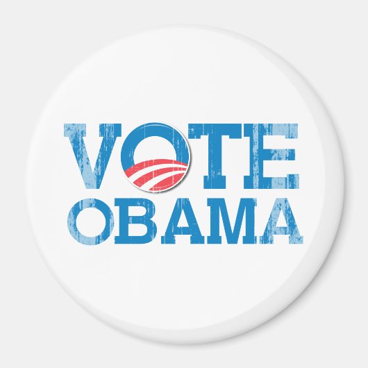 STEM OBAMA 2012 - .png Magneet (Voorkant)