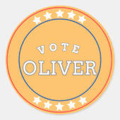 Stem Oliver Libertarische Partij Sticker (Voorkant)