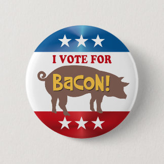 Stem op BACON Ronde Button 5,7 Cm
