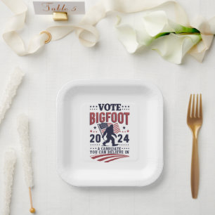 Stem op Bigfoot 2024 Sasquatch Presidentiële Papieren Bordje