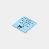 Stem op Blue Cat 2 Post-It Notes (Schuin)