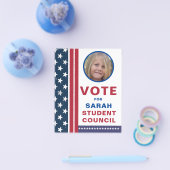 Stem op Class President: Amerikaanse kleuren Flyer (Enkel)