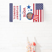 Stem op de klaspresident: Flyer met hoed en vlag f Spandoek (Insitu)