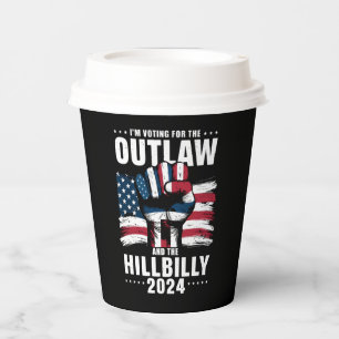 Stem op de Outlaw en de Hillbilly 2024 VS Papieren Bekers