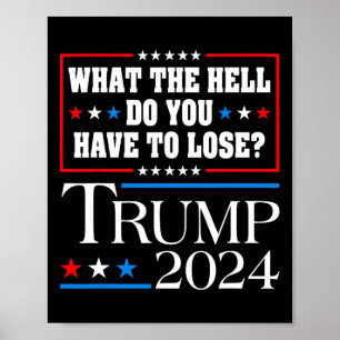 Stem op Donald Trump Wat Moet Je In Hemelsnaam Poster