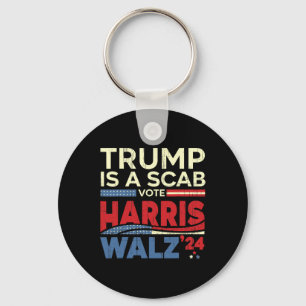 Stem op Harris 2024 Trump is een schurk stem Harri Sleutelhanger