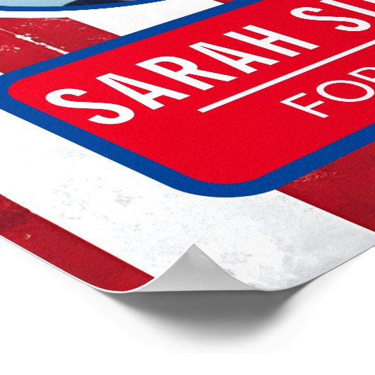 Stem op het President: Studentenraadsverkiezingen Poster (Hoek)