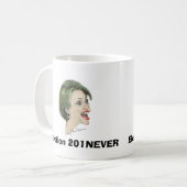 Stem op Hillary in 201Nooit Koffiemok (Voorkant links)