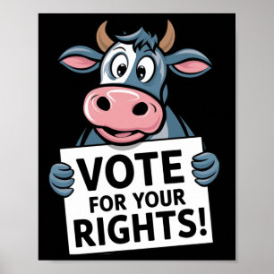 Stem op je rechten! STICKER 1 Poster