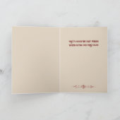 Stem op Kerstman 2 Feestdagen Kaart (Binnen)