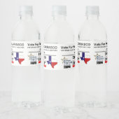 Stem op Pablo Carrasco Waterfles Etiket (Flessen)