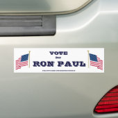 Stem op Ron Paul Bumpersticker (Op auto)