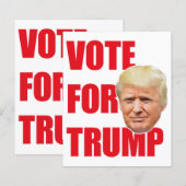 Stem op Trump (Voorkant / Achterkant)