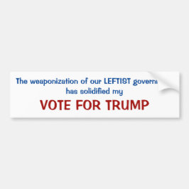 STEM OP TRUMP BUMPERSTICKER